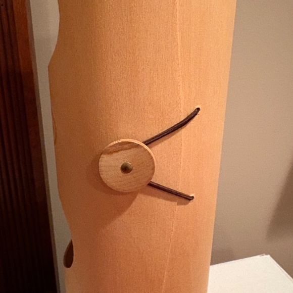 Coffee can gift box light particle wood with loop lock - Picture 4 of 5